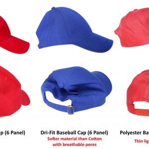 Brushed Cotton Baseball Cap (Customized / Ready Made) - Image 4