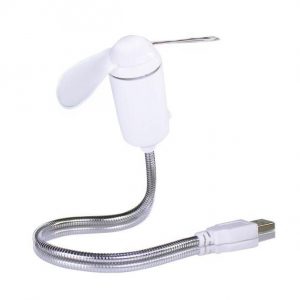 USB Fan With LED Massage (Customized) - Image 3