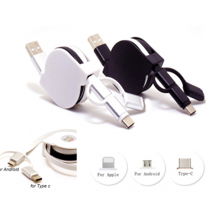 Retractable 3 In 1 USB Cables V1 (Customized) - Image 3