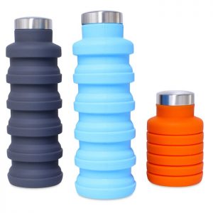 Collapsible Silicone Water Bottle (Customized) - Image 4