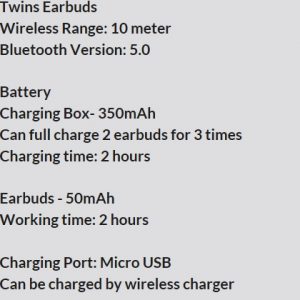 Wireless Bluetooth Earphone Set (Ready Made) - Image 6
