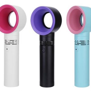 Bladeless Rechargeable Handy Desk USB Fan (Customized) - Image 3