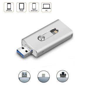 Metal USB Flash Drive OTG V1 (For Iphone & Android) - Image 3
