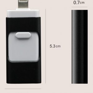 Metal USB Flash Drive OTG V2 (For Iphone & Android) - Image 4