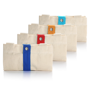 Customized Foldable Cotton Canvas Tote Bag With Coloured Strap - Image 3