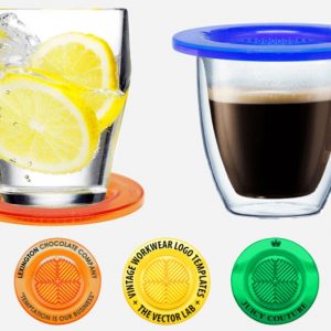 Crystal Drink 4Pcs Coaster (Ready Made) - Image 5
