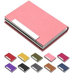 Premium PU Leather Name Card Case / Holder V9 (Customized) - Image 3