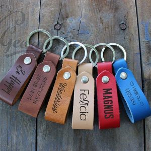 Premium PU Leather Key Chain V5 (Customized) - Image 3