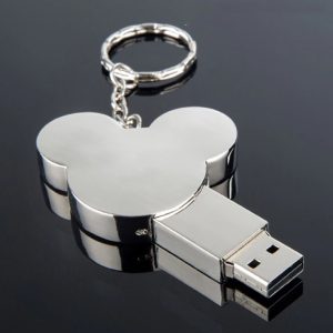 Metal Mickey Head USB Flash Drive - Image 3
