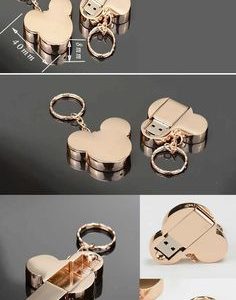 Metal Mickey Head USB Flash Drive - Image 6