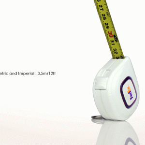 GLOW Measure Tape Keychain V8 (Ready Made) - Image 5