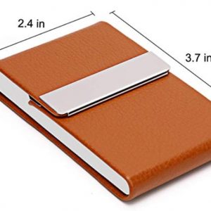 Premium PU Leather Name Card Case / Holder V7 (Customized) - Image 3