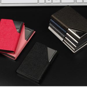 Premium PU Leather Name Card Case / Holder V8 (Customized) - Image 3